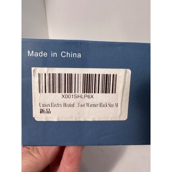 Electric Warm Heated Socks Rechargeable Battery Black Sz M - Picture 10 of 10